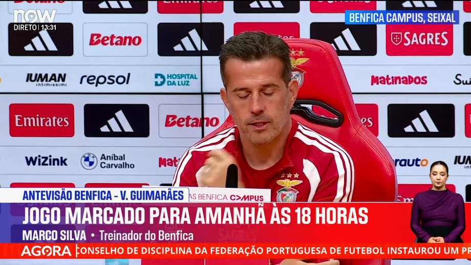 Treinador do Benfica elogiou comportamento do avançado colombiano