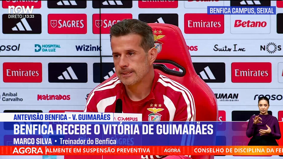 Treinador do Benfica abordou o que se passou entre Cristiano Ronaldo e Jorge Jesus