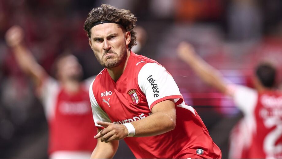 Jonas Wind tem um golo marcado em três jogos pelo Sp. Braga