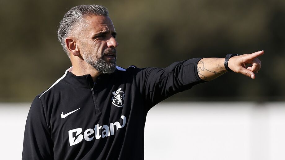 Rui Borges, treinador do Sporting