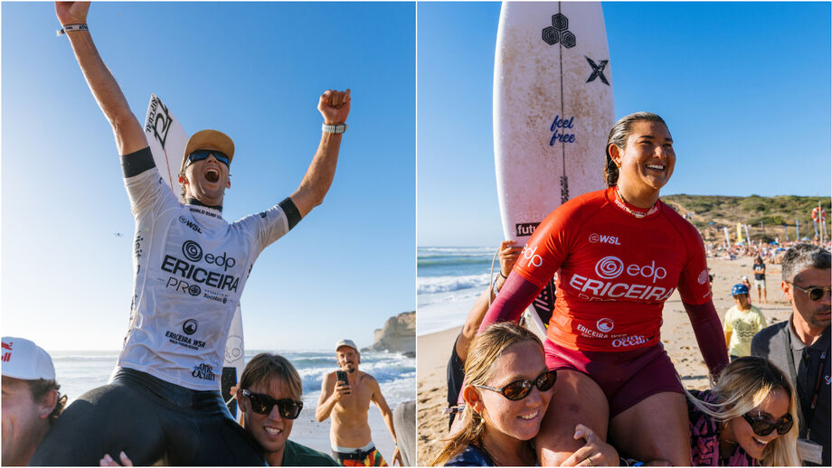 Crosby Colapinto e Brisa Hennessy vencem EDP Ericeira Pro