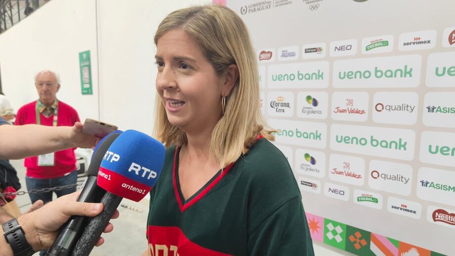 Margarida Balseiro Lopes na COP Arena em Assunção