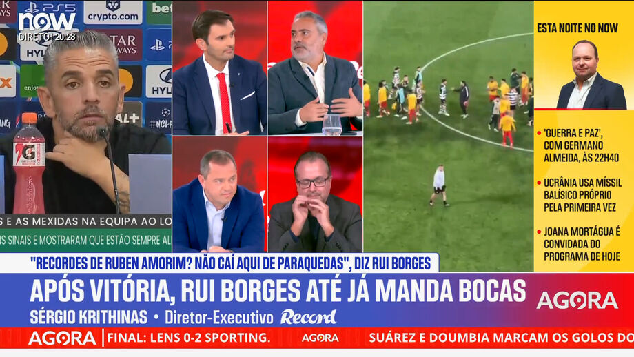 Diretor executivo de Record sobre discurso do treinador do Sporting