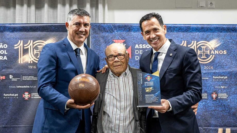 José Milagres foi distinguido há poucos dias pela FPF e AF Madeira