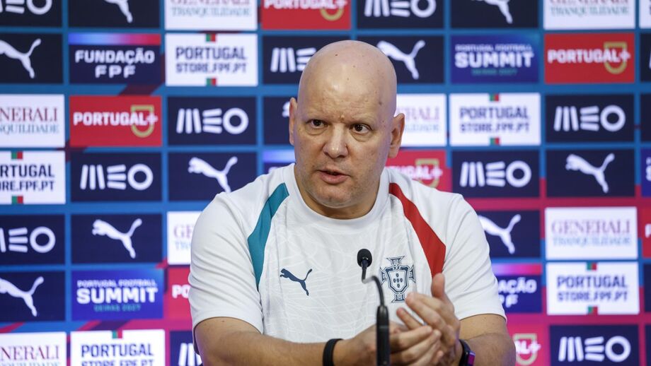 Jorge Braz durante a conferência