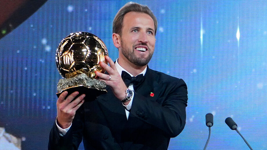 Harry Kane conquistou a Bola de Ouro