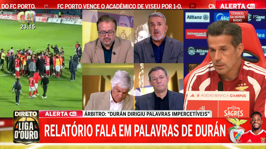 Ex-jogador do Benfica e comentador da CMTV arrasa arbitragem no futebol português