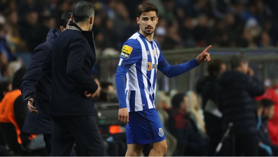 Sérgio Conceição com o filho Rodrigo no FC Porto
