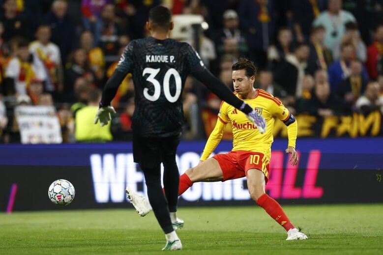 Kaique estreou-se pelo Sporting na vitória frente ao Lens